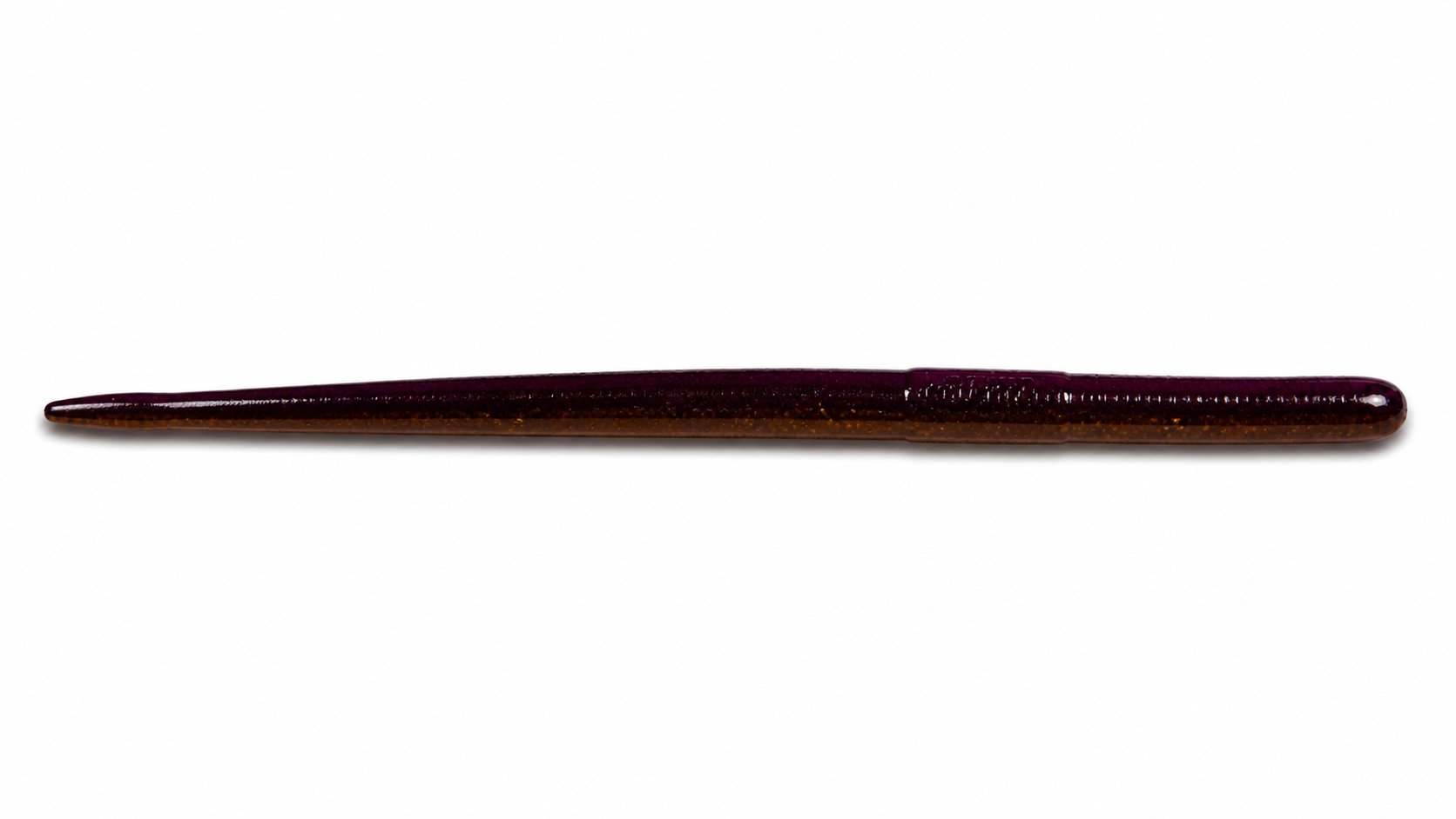 Prickly Pear 4.5 inch straight worm in plum with red flake